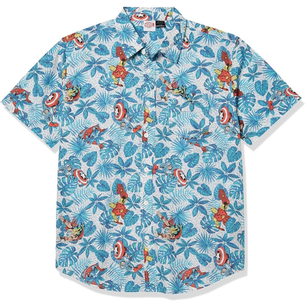 XL Marvel Men’s Avengers Hawaiian Shirt